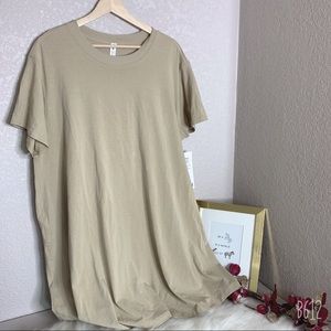 🆕 Lululemon All Yours Tee Dress • Trench • 8